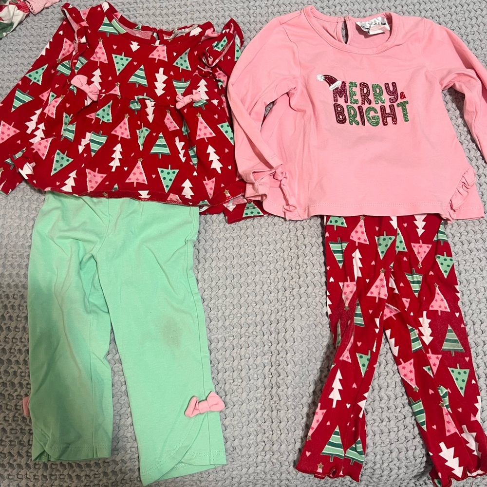Rare editions 2 Christmas outfits 18M